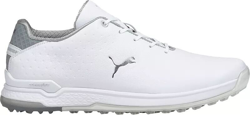 

Мужские кроссовки для гольфа Puma ProAdapt Alphacat Leather 22, белый/серебристый