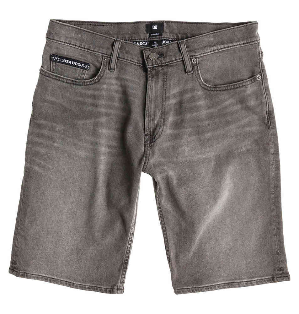 Прямые джинсовые шорты Worker DC, серый камень