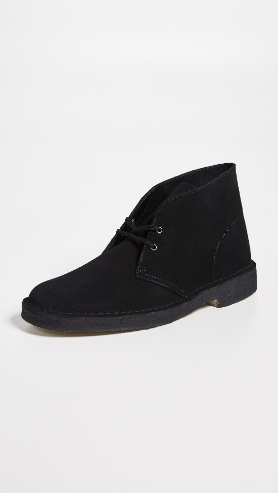 

Ботинки Clarks Suede Desert, черный