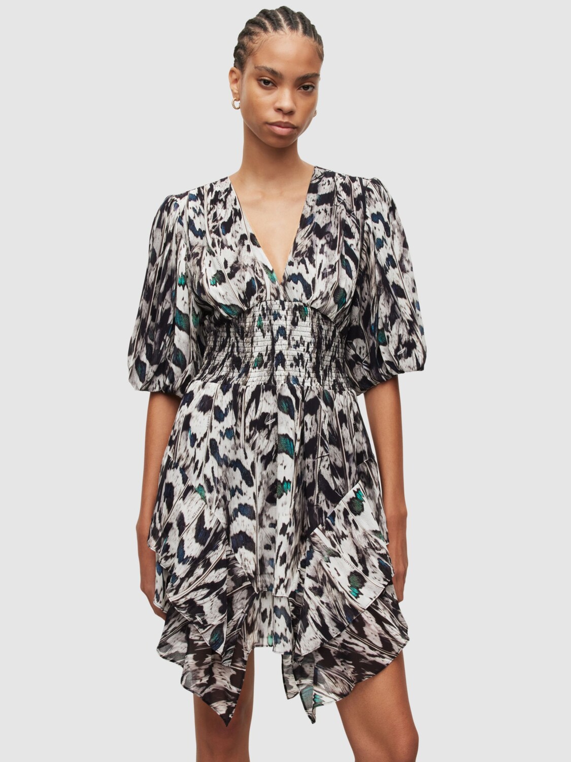 

Мини-платье AllSaints Ciara Ines, разноцветный