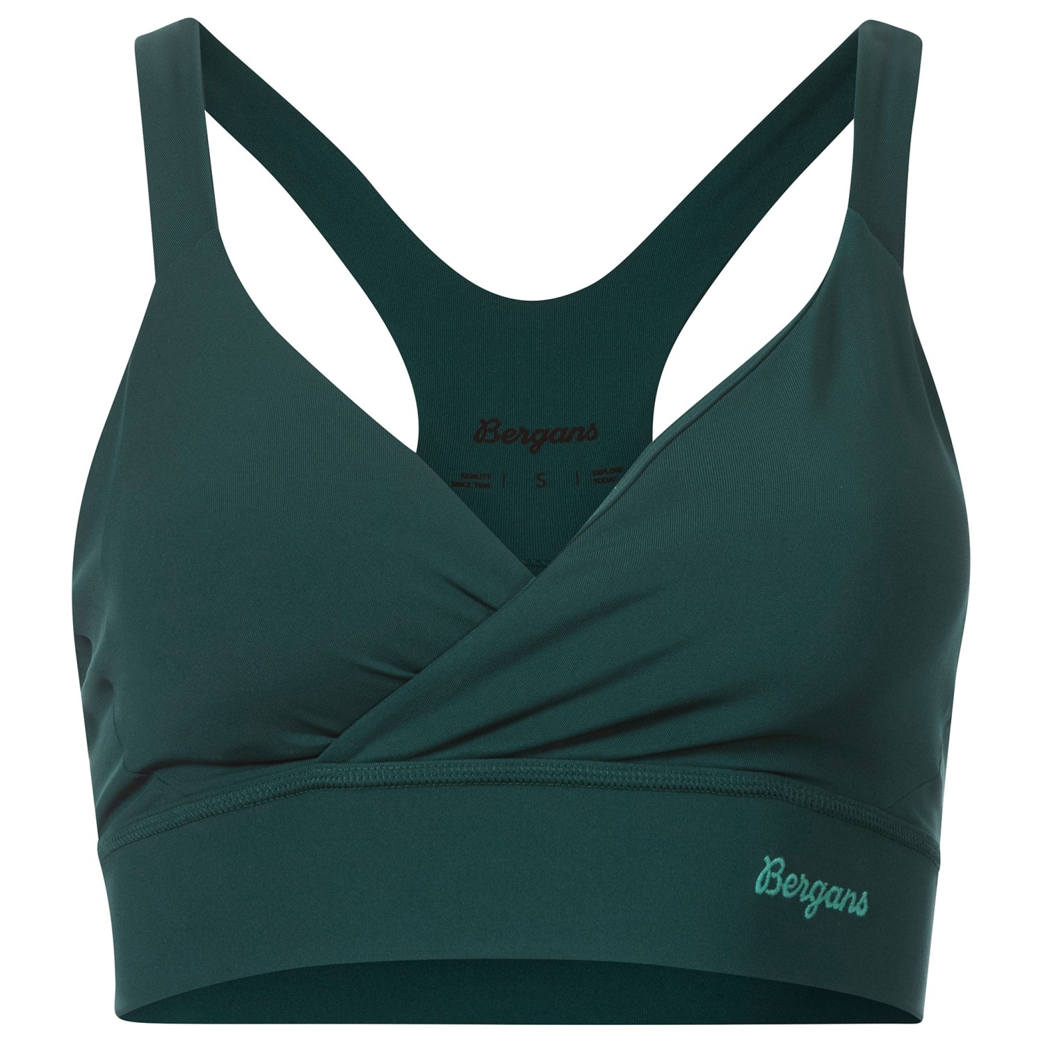 Спортивный бюстгальтер Bergans Women's Tind Light Support Top, цвет Malachite Green