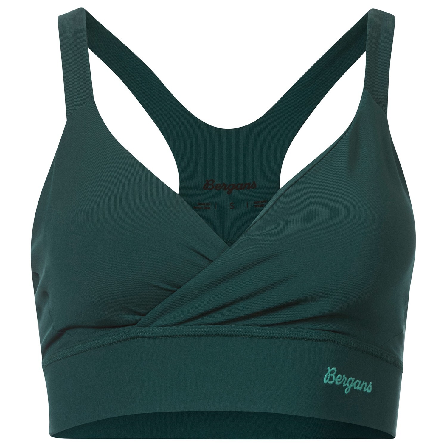 

Спортивный бюстгальтер Bergans Women's Tind Light Support Top, цвет Malachite Green