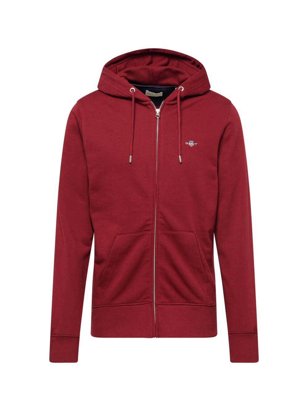 

Толстовка на молнии Gant, красное вино, Красный