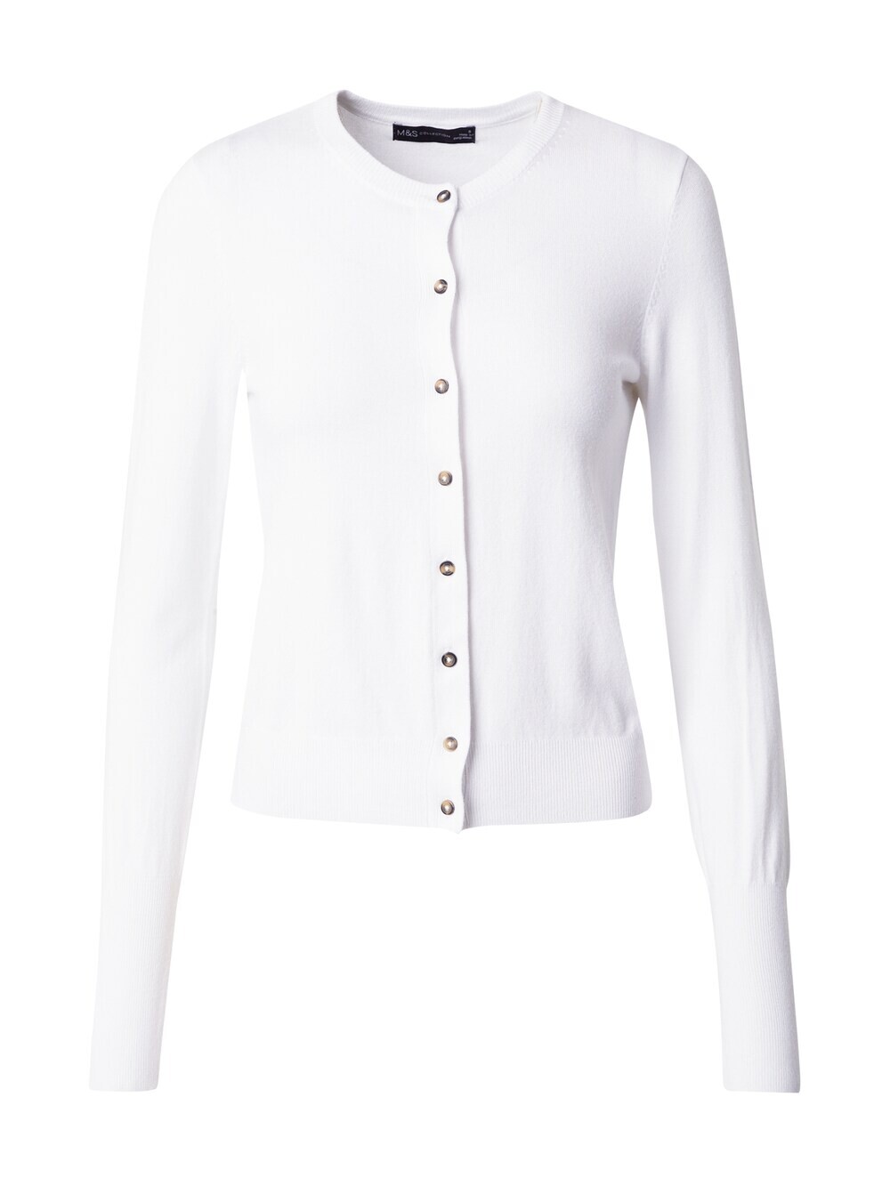

Вязаный кардиган Marks & Spencer, белый