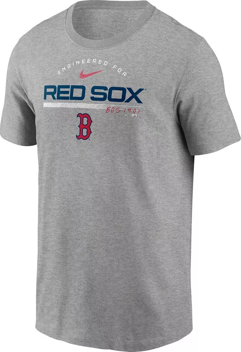 

Мужская серая футболка Nike Boston Red Sox Team Engineered