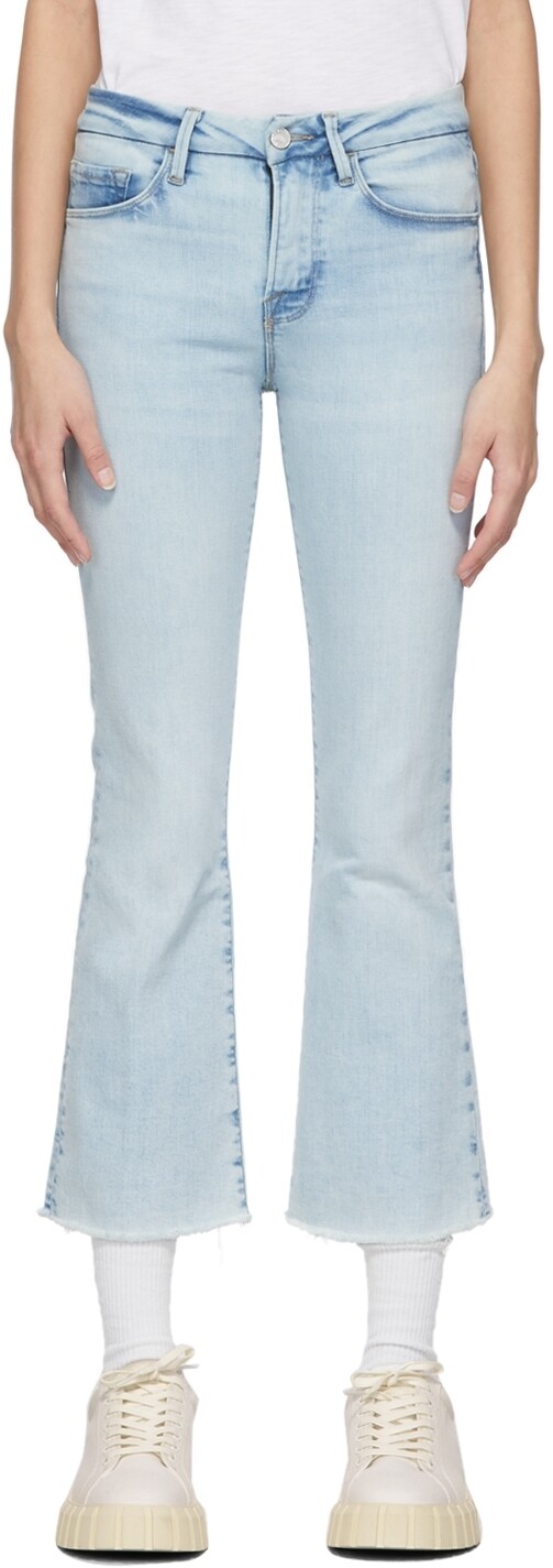 

Синие укороченные джинсы Le Crop Mini Boot FRAME
