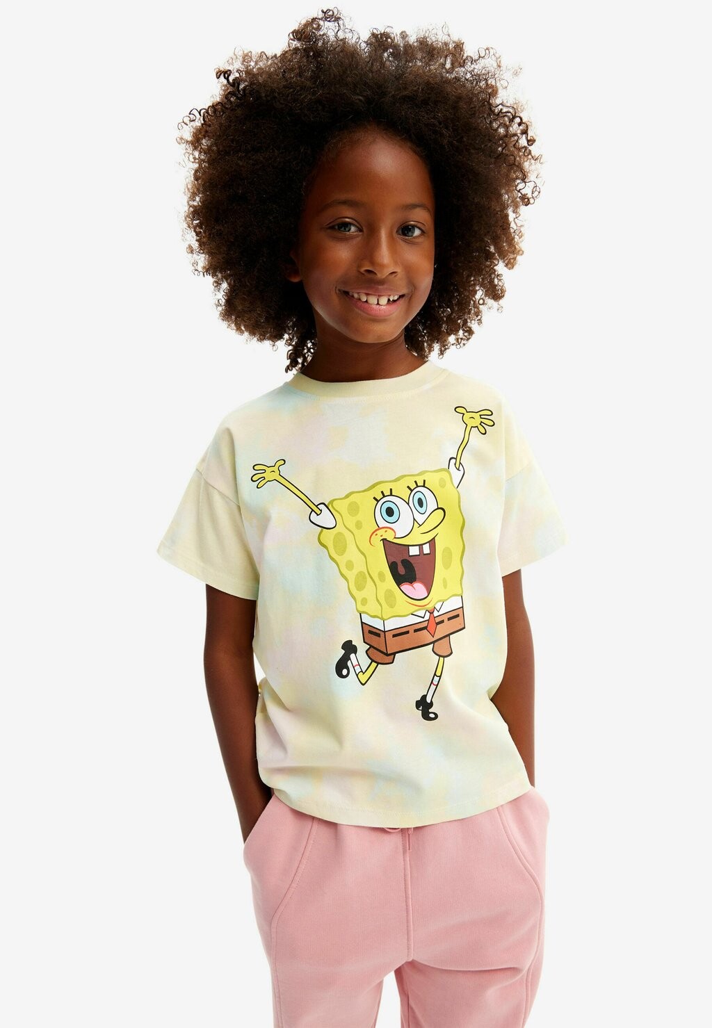 

Футболка с принтом TIE-DYE SPONGEBOB Desigual, цвет multi coloured
