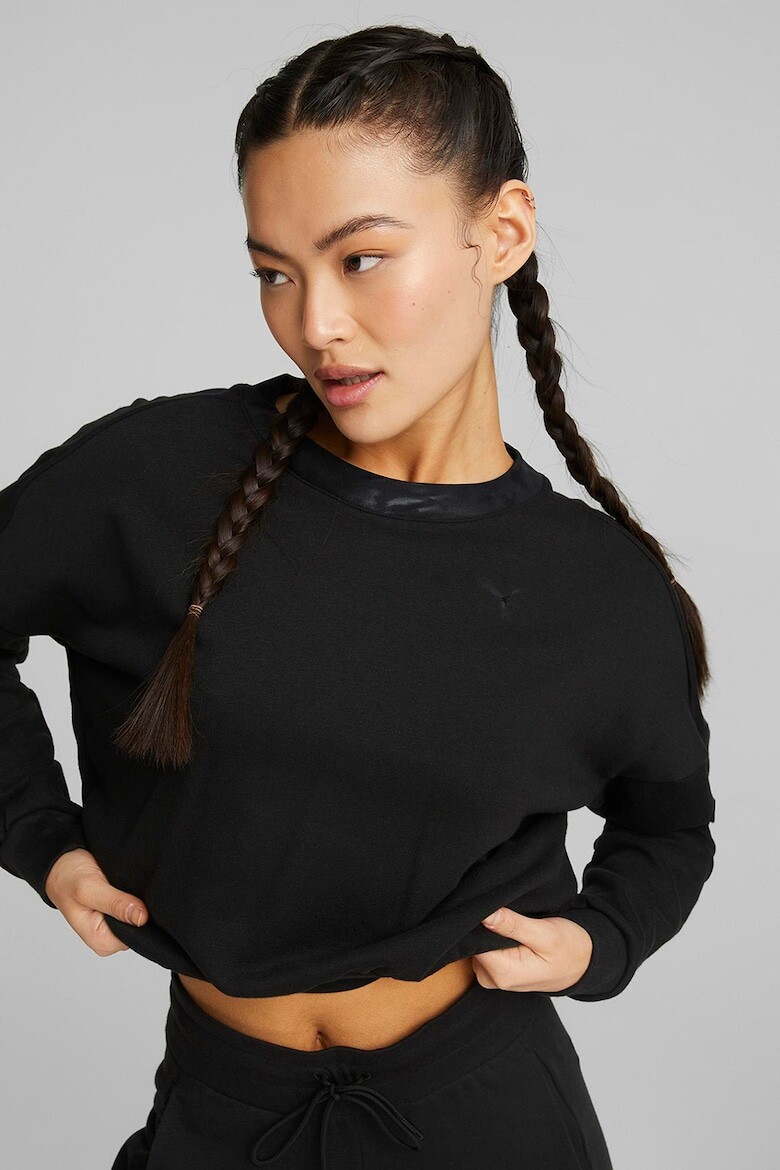 

Короткая толстовка для фитнеса Safari Glam Puma, черный