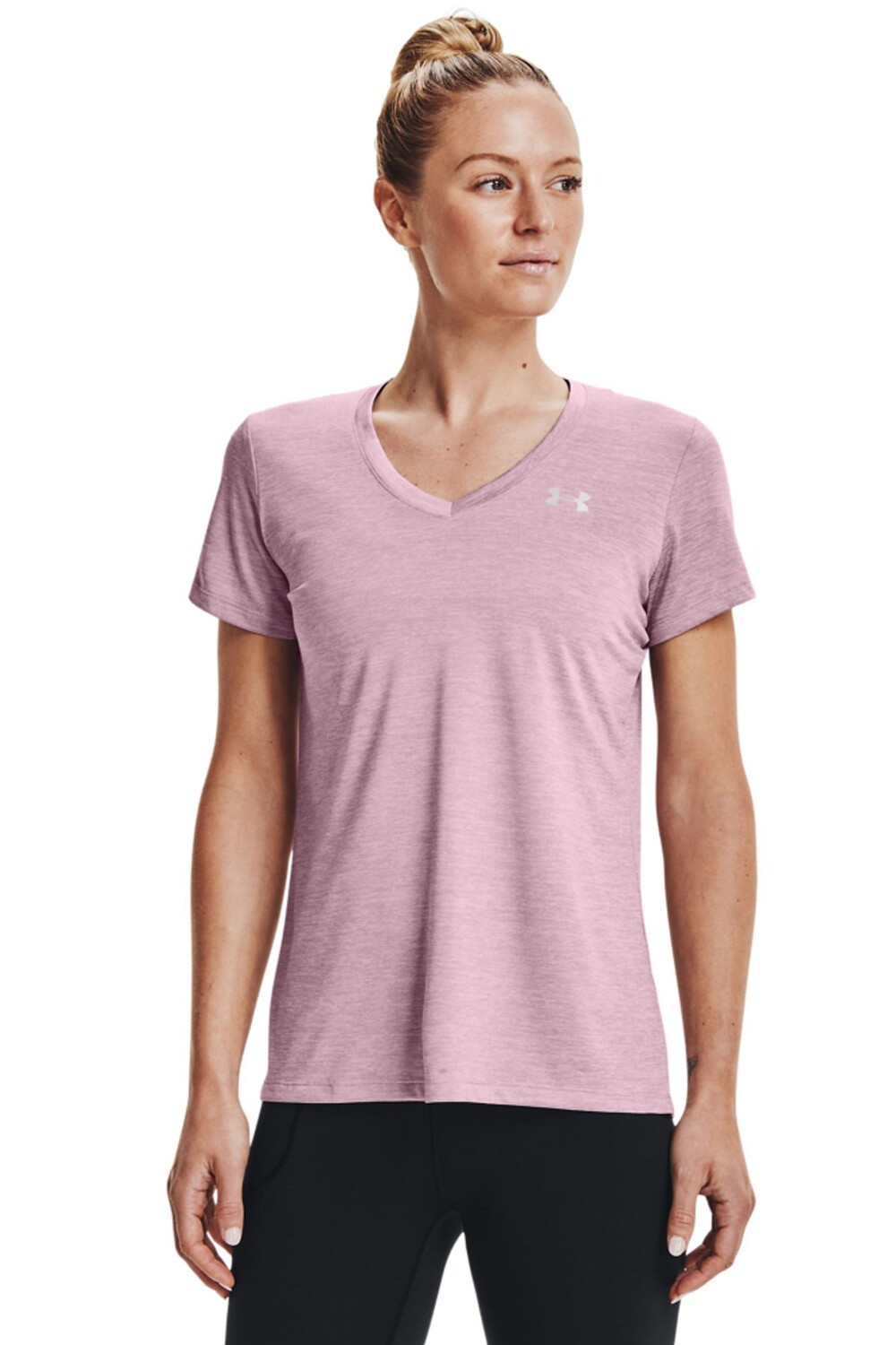 

Pink Tech SSV — футболка-твист Under Armour, розовый