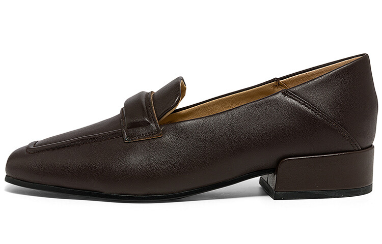 

Женские повседневные туфли женские с низким верхом темно-коричневые Clarks