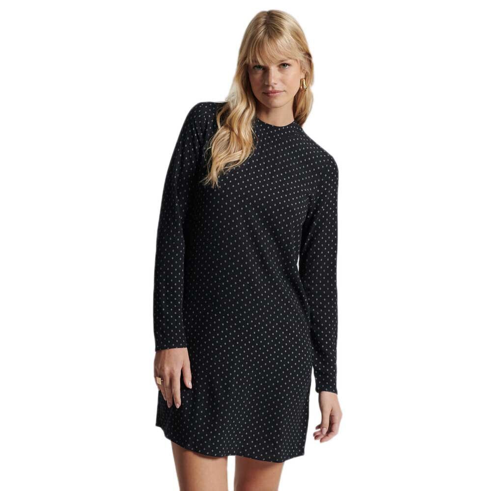 

Короткое платье Superdry Studios Woven, черный