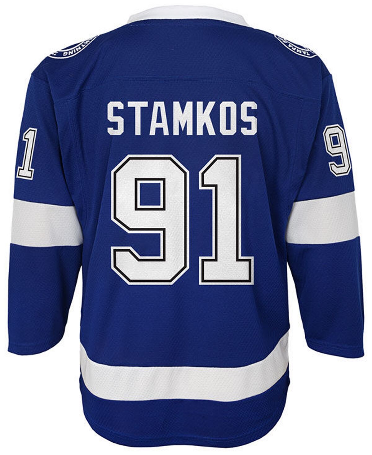 

Реплика Джерси Стивена Стэмкоса Tampa Bay Lightning Player, Big Boys (8-20) Authentic NHL Apparel