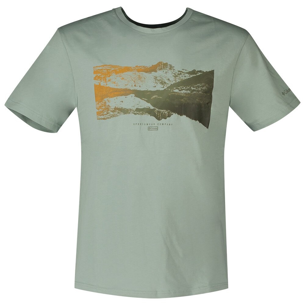 

Футболка Columbia Path Lake Graphic II, зеленый