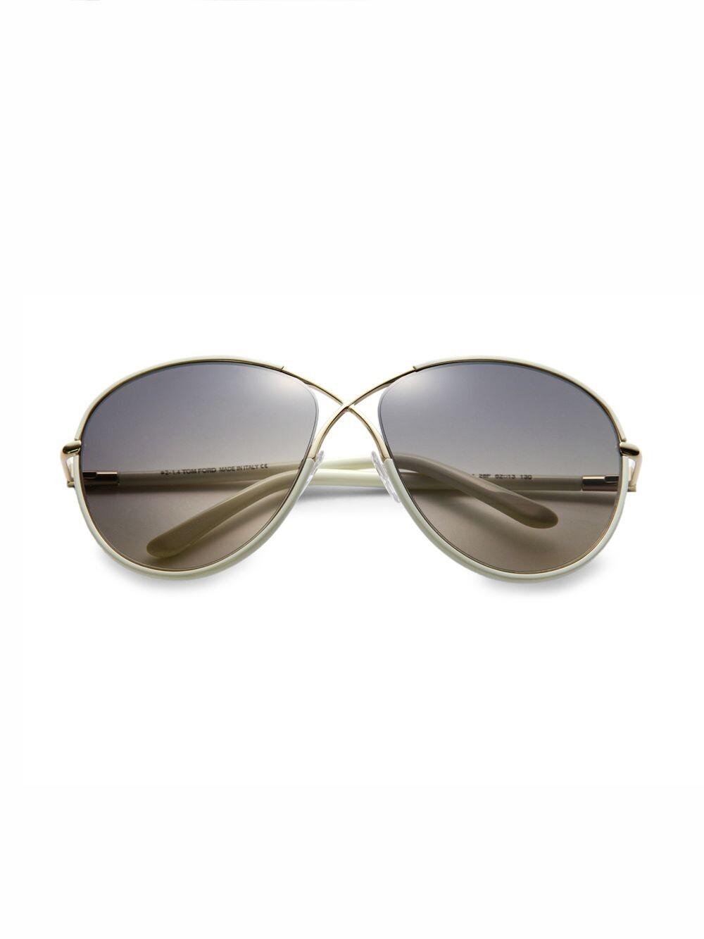 

Круглые солнцезащитные очки Rosie 62MM Tom Ford, белый