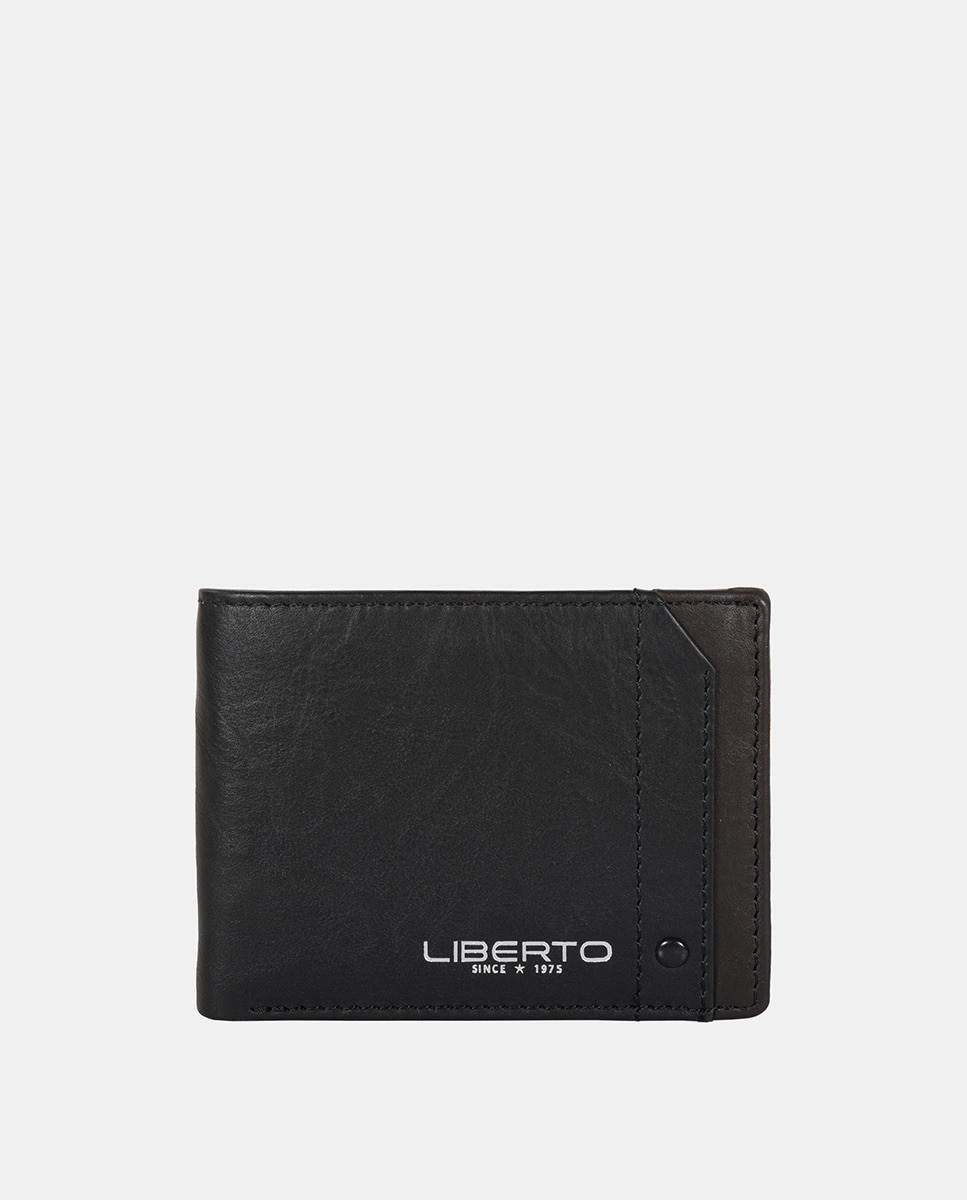 Американский кошелек с черной сумочкой Liberto, черный цена и фото