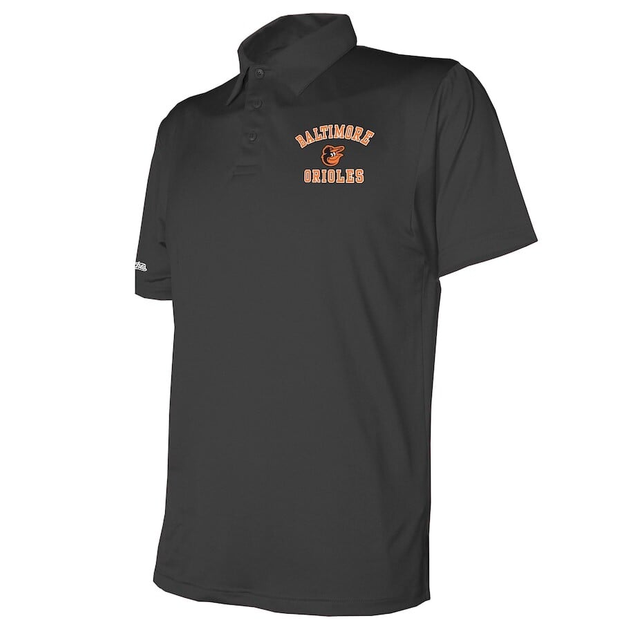 

Поло с коротким рукавом Stitches Baltimore Orioles, черный