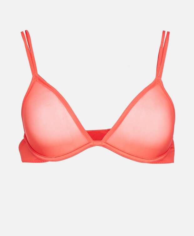 

Бюстгальтер на косточках, чашка AC Calvin Klein Underwear, светло-красный