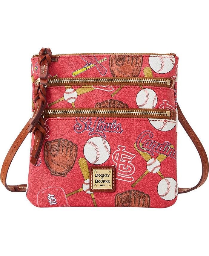 

Женская сумка через плечо St. Louis Cardinals Game Day с тройной молнией Dooney & Bourke, красный