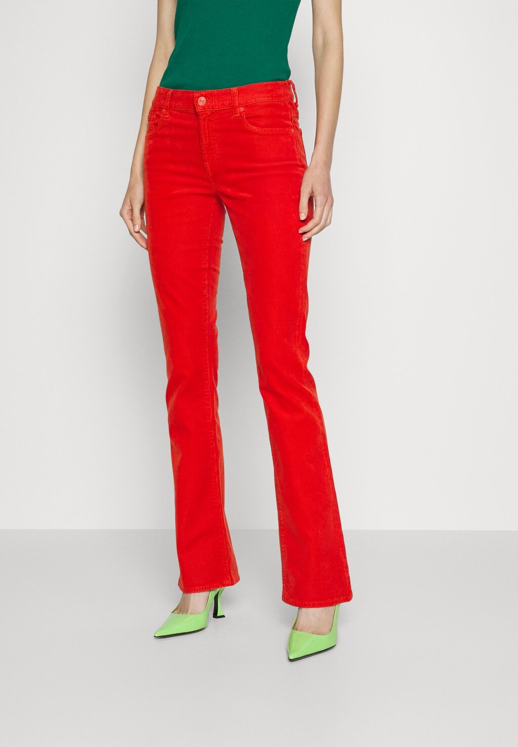 

Брюки 7 for all mankind, красный