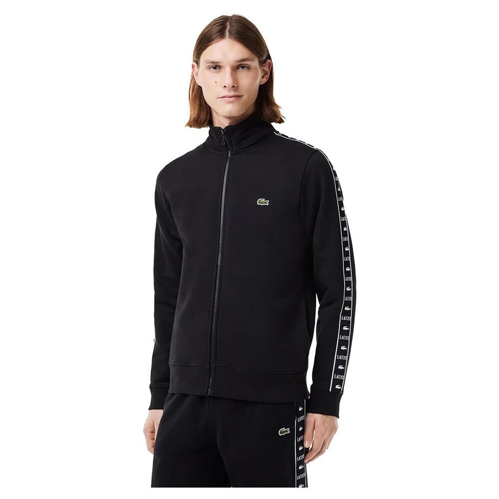 Толстовка Lacoste SH7433 Full Zip, черный