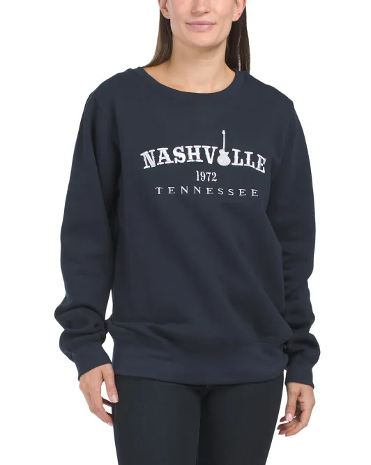 

Толстовка с длинным рукавом и вышивкой Nashville Pacific & Co, синий