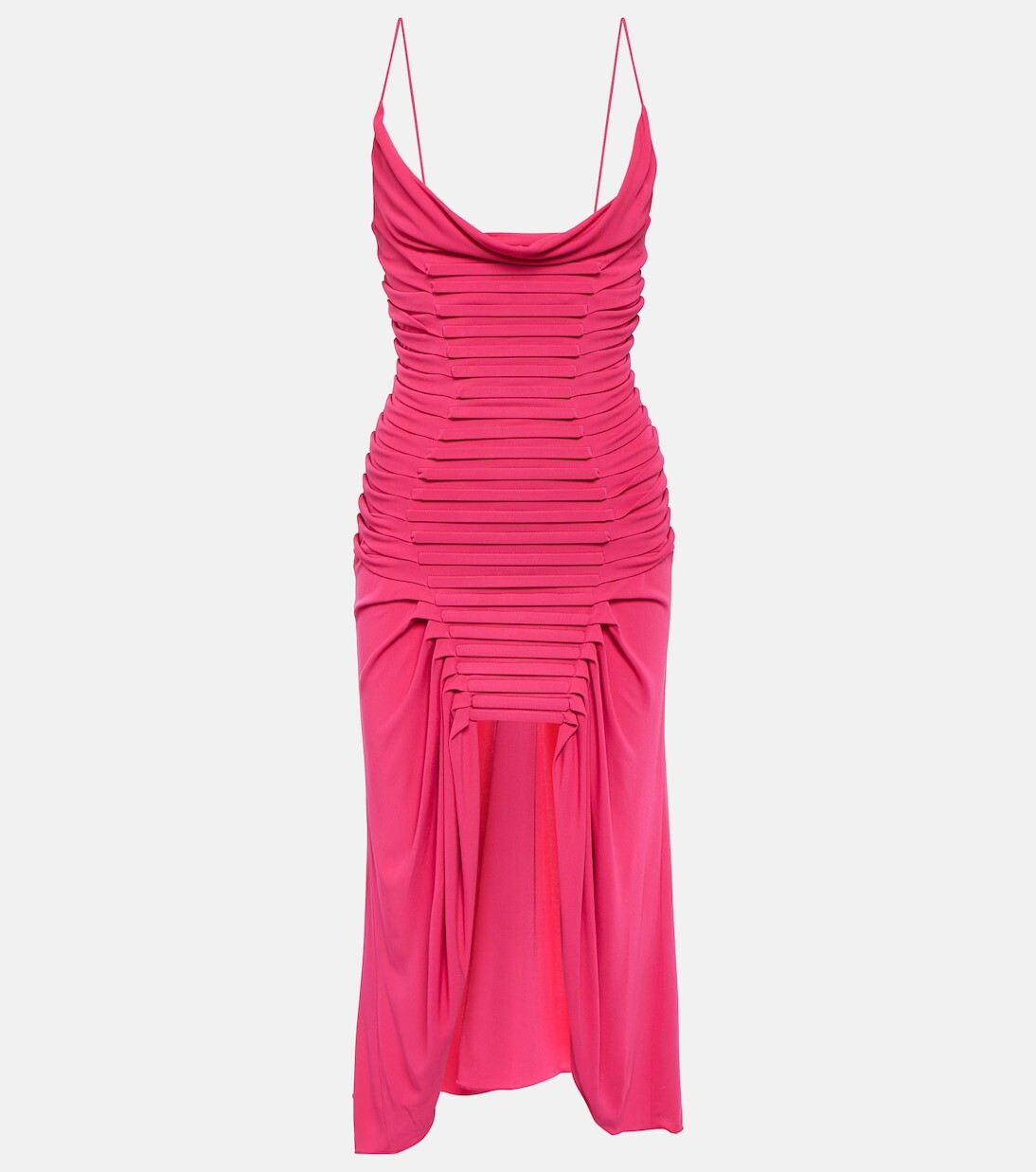 

Мини-платье из крепа Dion Lee, розовый