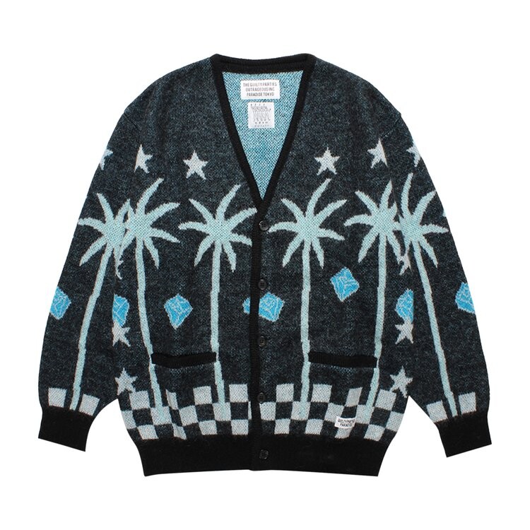 

Кардиган Wacko Maria Mohair Cardigan (Type-3), черный
