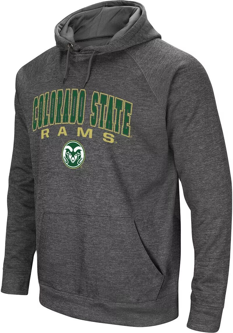 

Colosseum Серый пуловер с капюшоном для мужчин Colorado State Rams