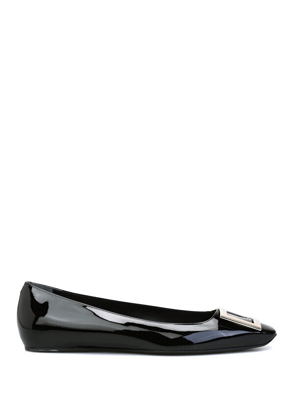 

Черные балетки из лакированной кожи ROGER VIVIER