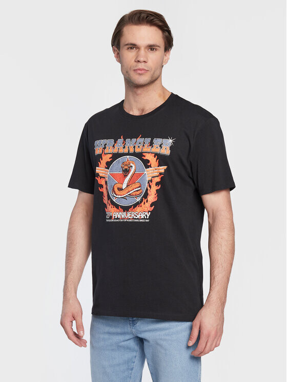 

Футболка стандартного кроя Wrangler, черный