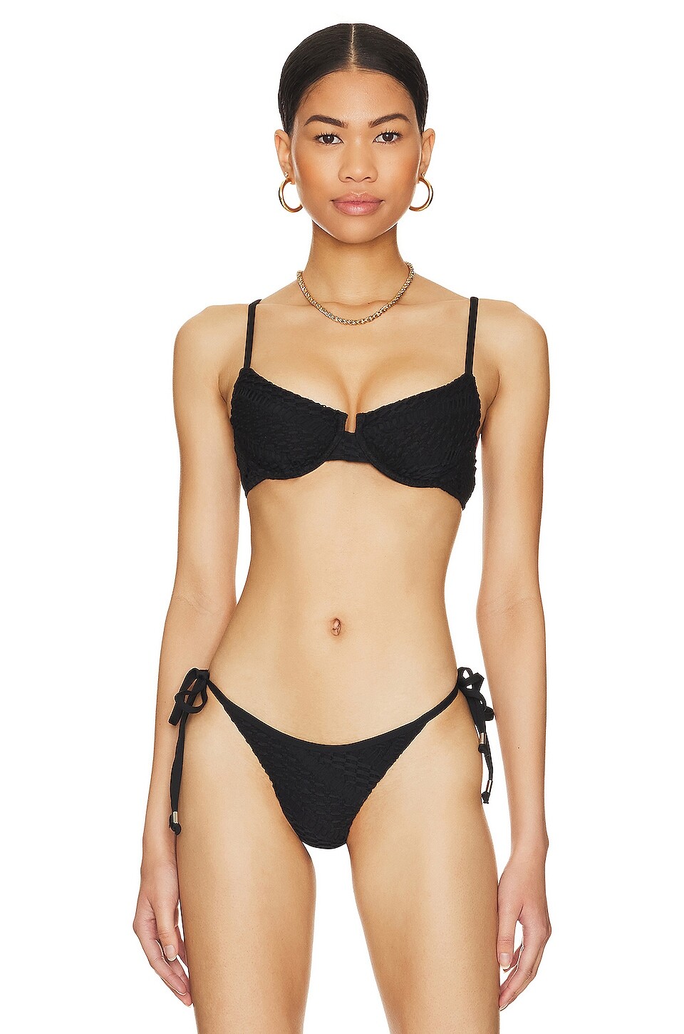 

Топ бикини Seafolly Underwire, черный