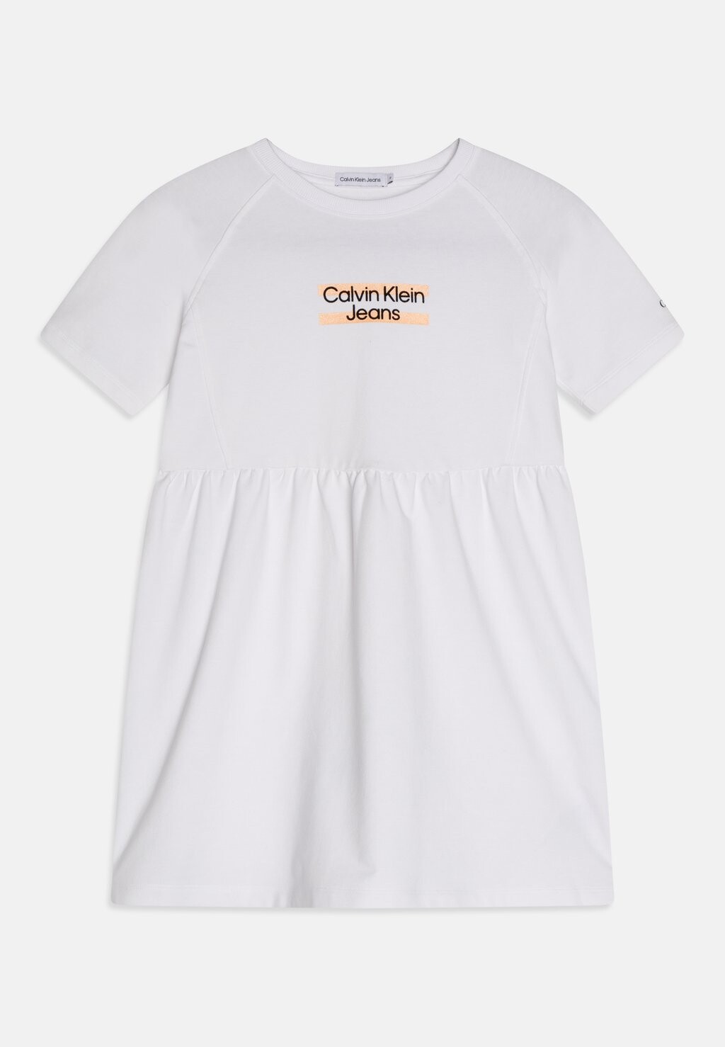 

Футболка с принтом HERO LOGO DRESS Calvin Klein Jeans, цвет bright white