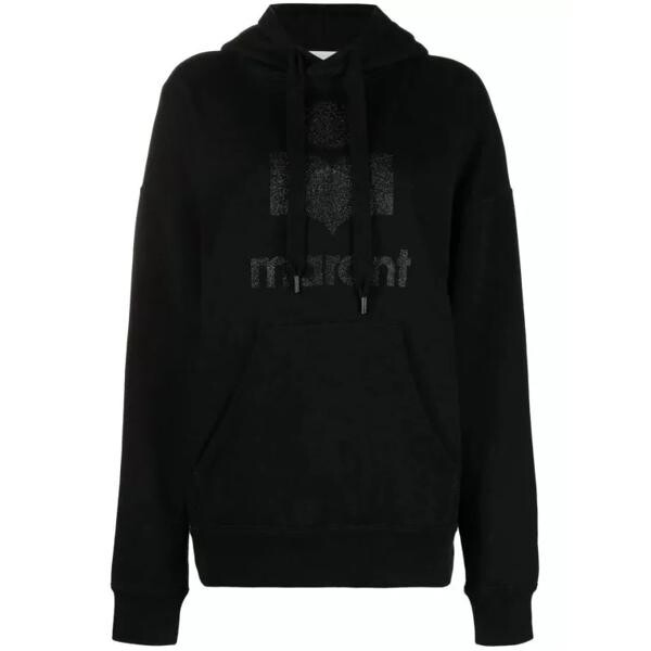 

Футболка logo-print hoodie Etoile Isabel Marant, черный