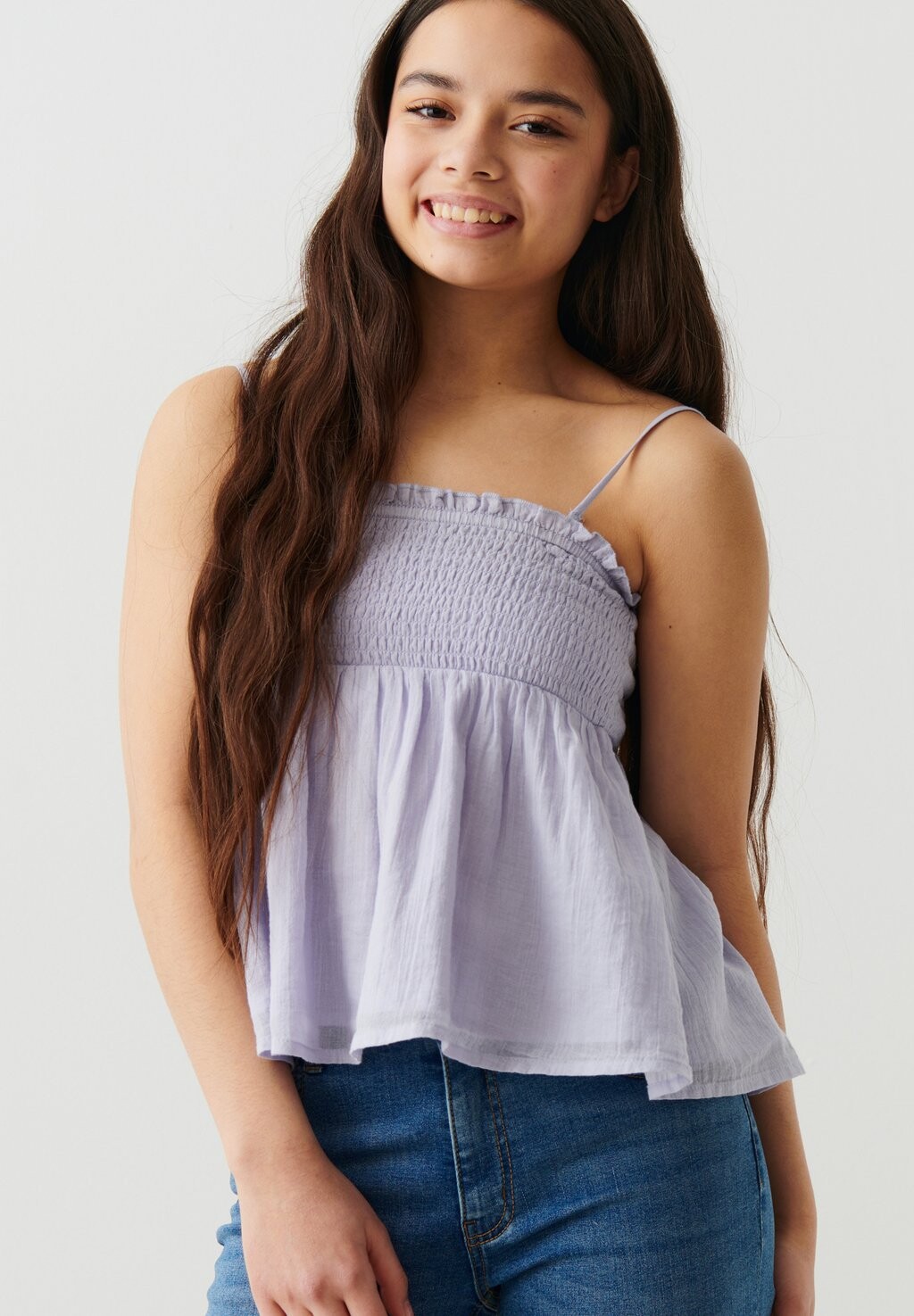

Топ Gina Tricot, фиолетовый