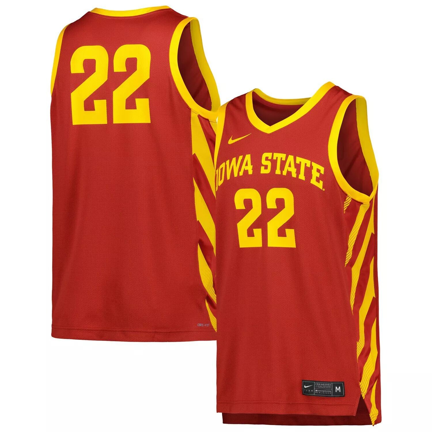 

Мужская баскетбольная майка Nike Cardinal Iowa State Cyclones реплика