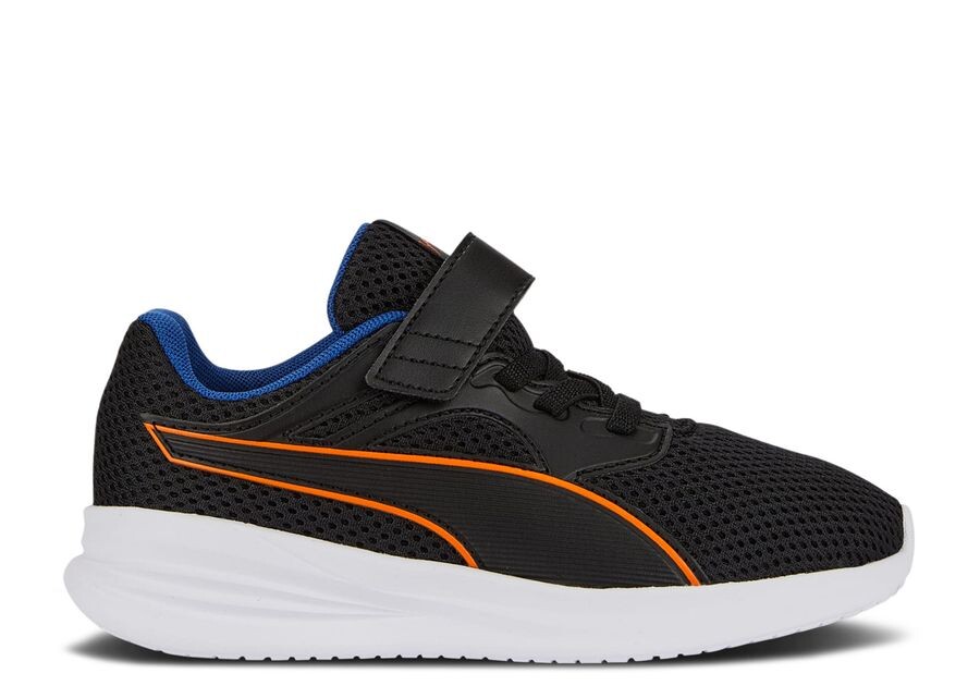 

Кроссовки Puma Transport Block AC Little Kid, цвет Black Rickie Orange