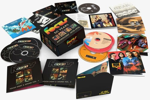 

CD диск Focus: 50 Years Anthology 1970-1976 (9CD+2DVD PAL Region 0)