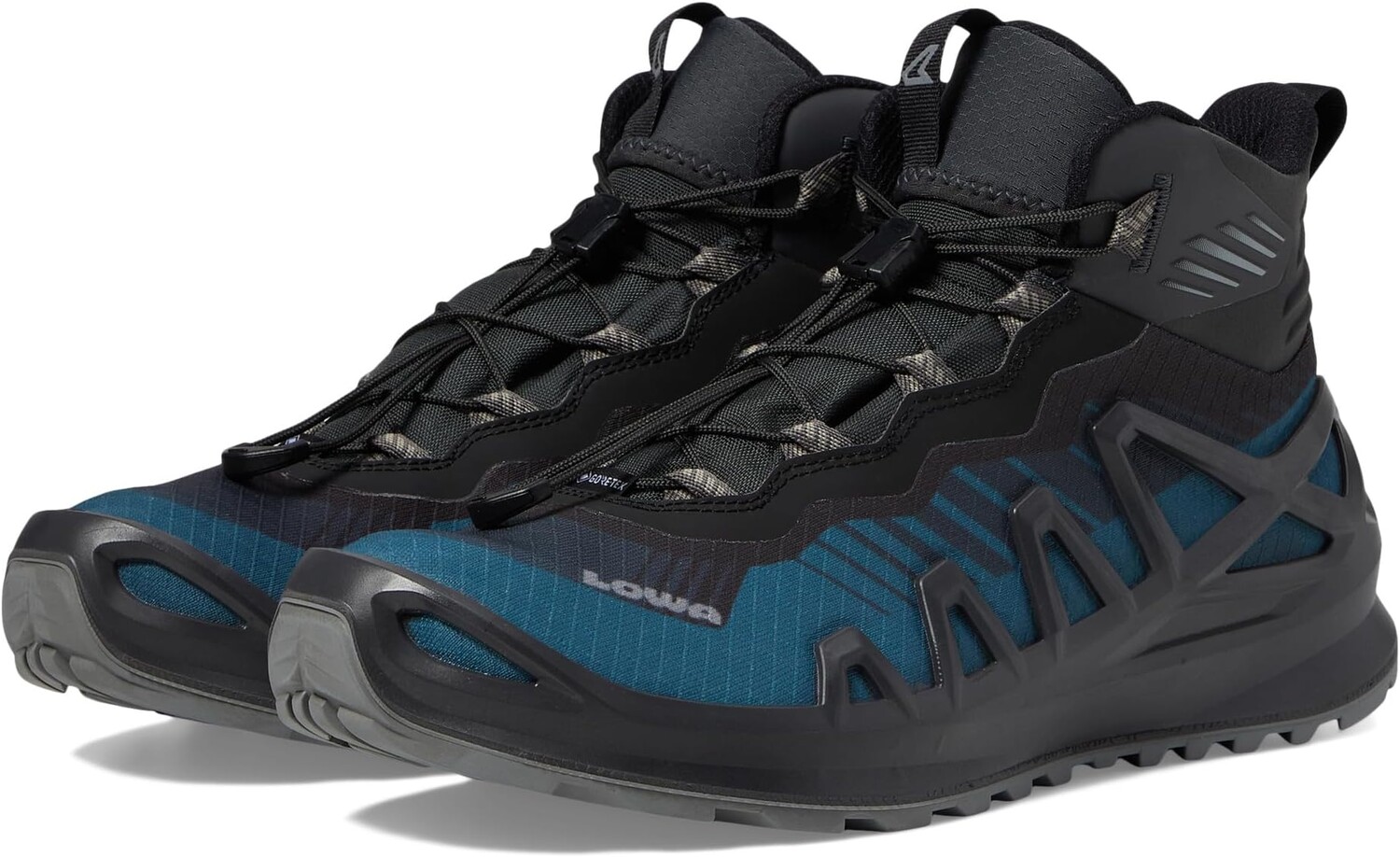 

Походная обувь Merger GTX Mid Lowa, цвет Steel Blue/Anthracite
