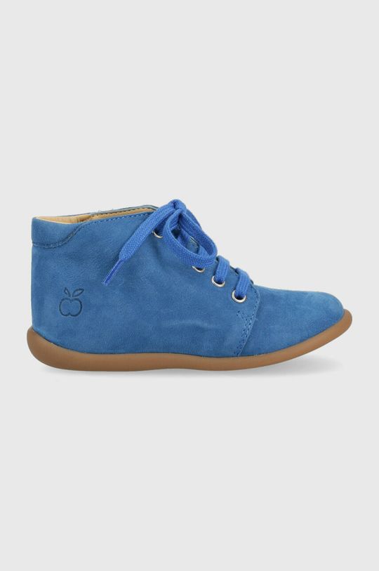 Детские замшевые туфли Pom D'api, синий
