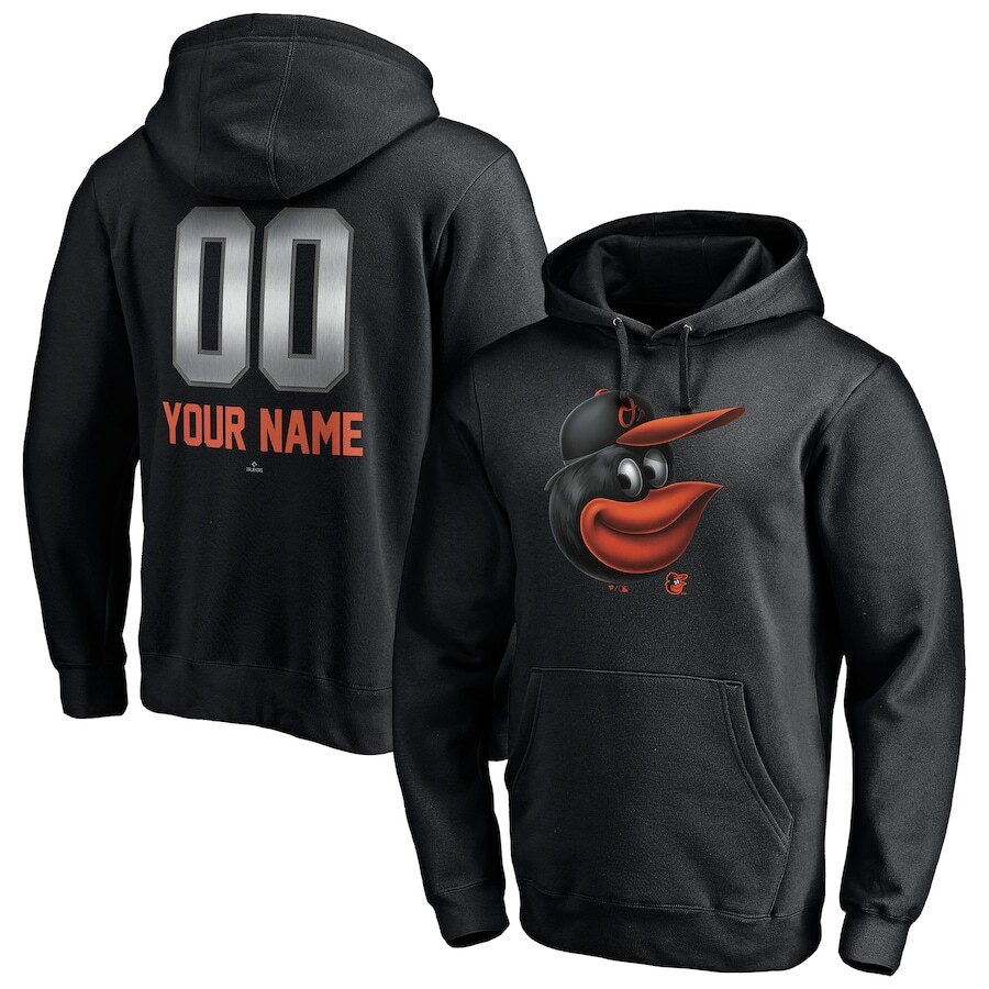 

Пуловер с капюшоном Fanatics Branded Baltimore Orioles, черный