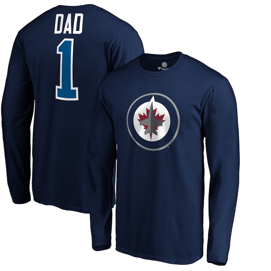

Футболка с длинным рукавом Fanatics Branded Winnipeg Jets, нави