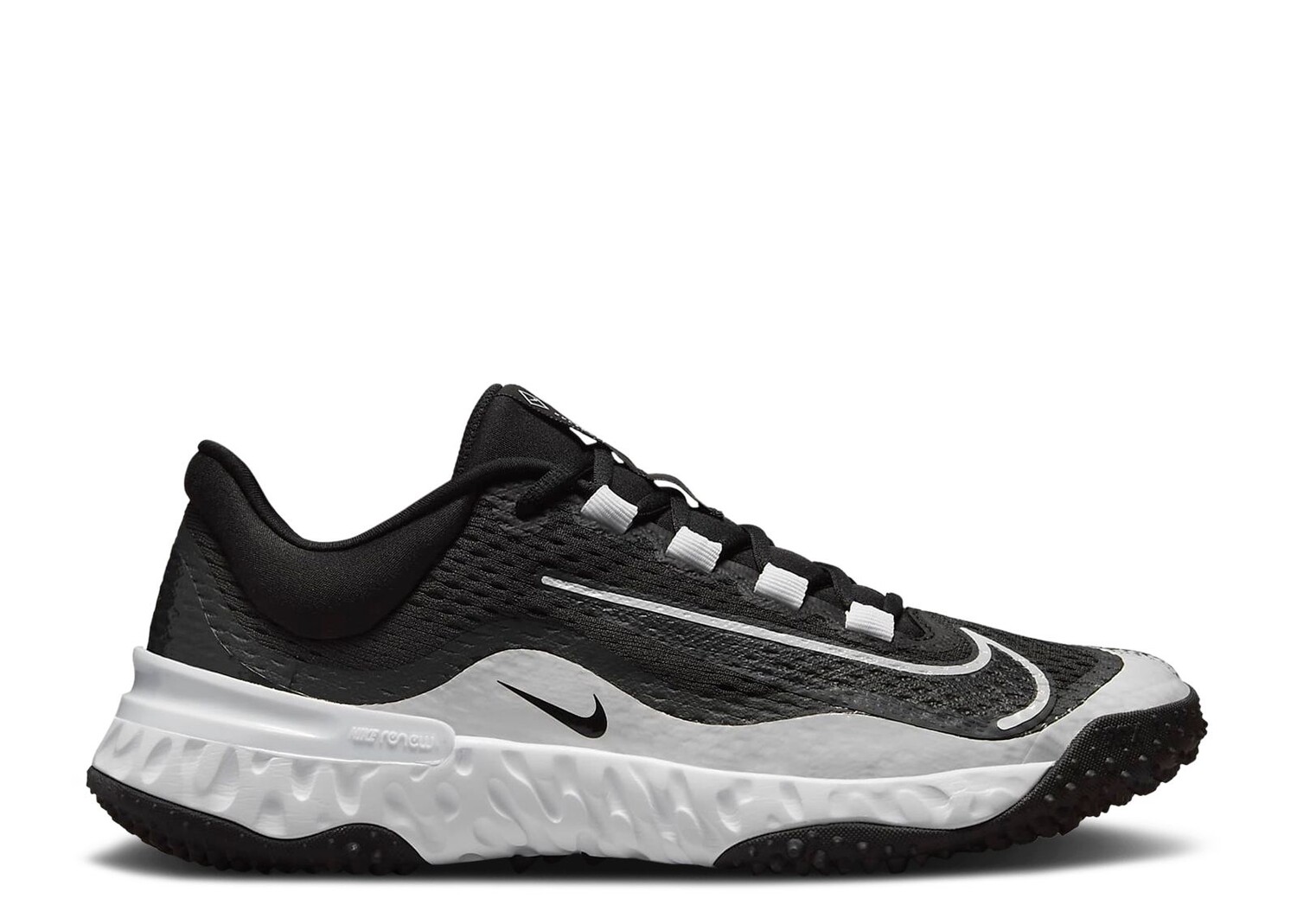 

Кроссовки Nike Wmns Alpha Huarache Elite 4 Tf 'Black Dark Smoke Grey', черный