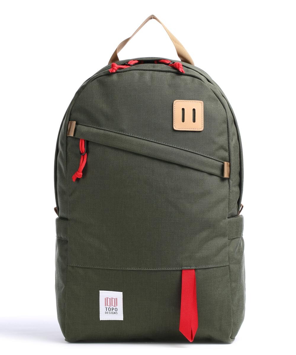 

Классический рюкзак из переработанного нейлона Topo Designs, зеленый