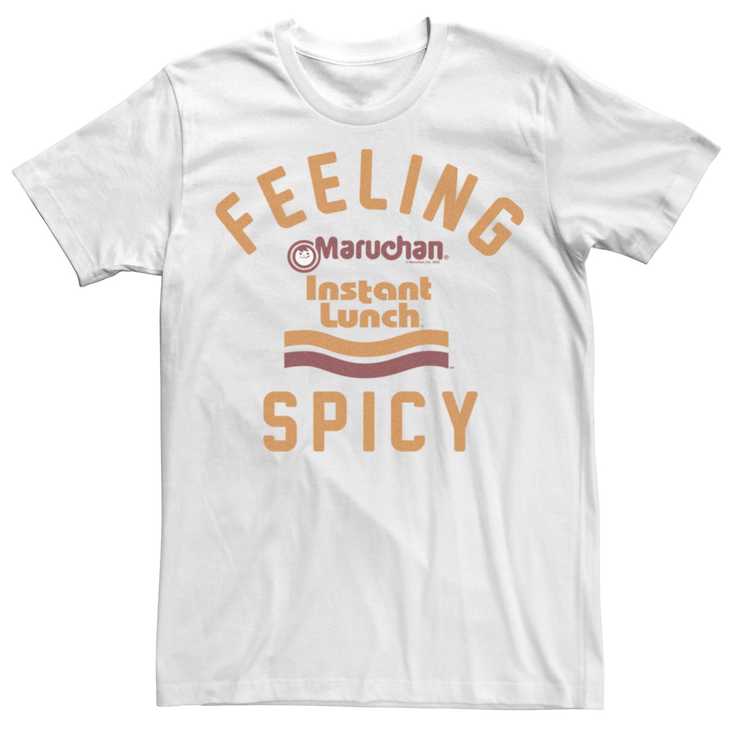Мужская футболка Maruchan Feeling Instant Lunch Spicy Licensed Character лапша maruchan instant lunch hot spicy lime shrimp с креветками 64 г