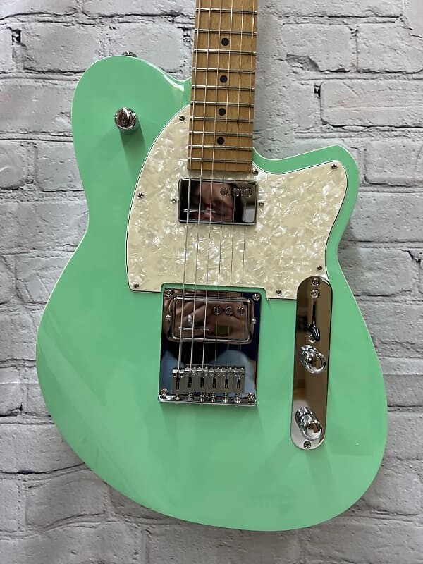 

Электрогитара Reverend Crosscut Electric Guitar Roasted Maple Neck, Oceanside Green 7.7 lbs