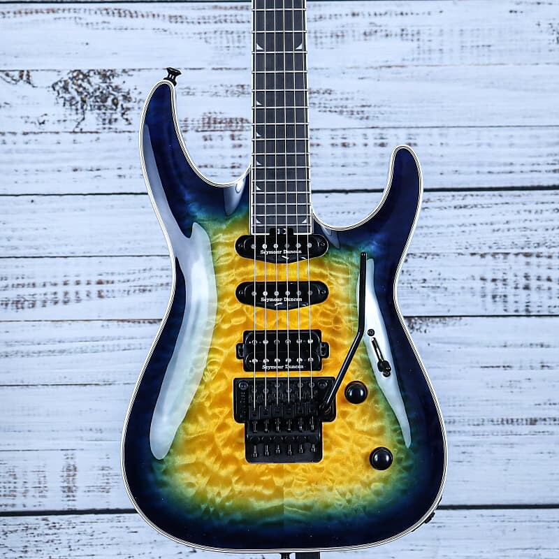 

Электрогитара Jackson Pro Plus Series Soloist SLA3Q Guitar | Amber Blue Burst