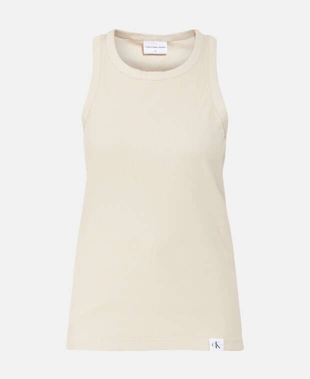 

Майка Calvin Klein Jeans, песочный