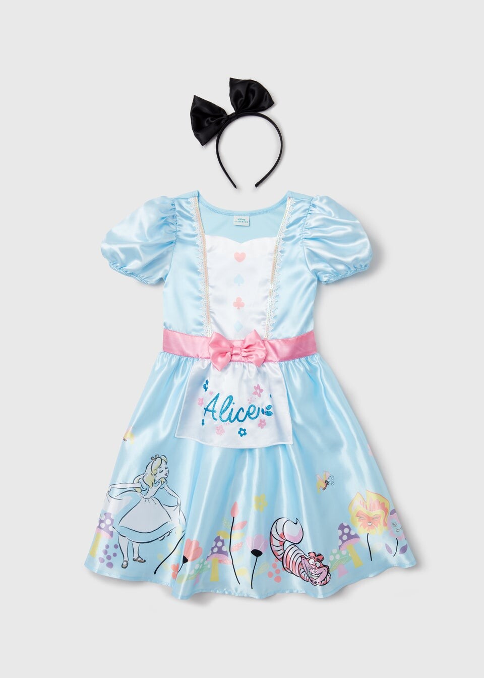

Детский синий нарядный костюм Disney Alice in Wonderland (3–9 лет)