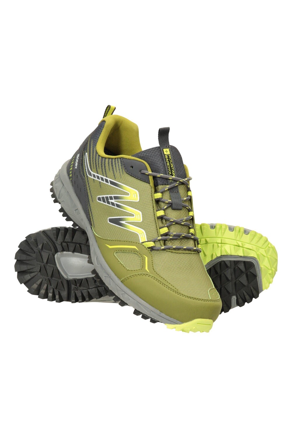 

Кроссовки Enhance ’s Running Sneakers Waterproof Breathable Shoes Mountain Warehouse, зеленый