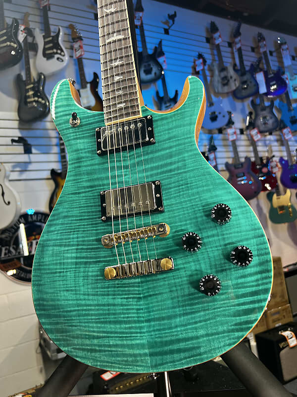 

Электрогитара PRS SE McCarty 594 Electric Guitar - Turquoise Auth Deal Free Ship! #232 GET PLEK’D!